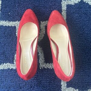 Red pumps for women size 6.5 with 2.5 inch heels